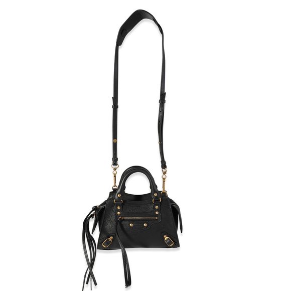 Balenciaga Black Grained Calfskin Neo Classic Nano Bag - Picture 4 of 8